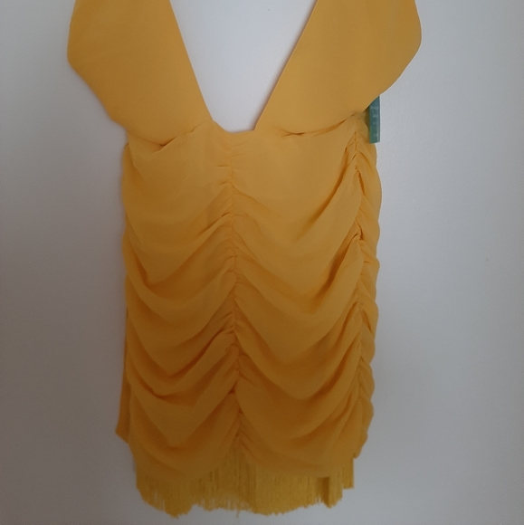 Forever 21 Contemporary Yellow Woven Halter neck - Picture 3 of 11